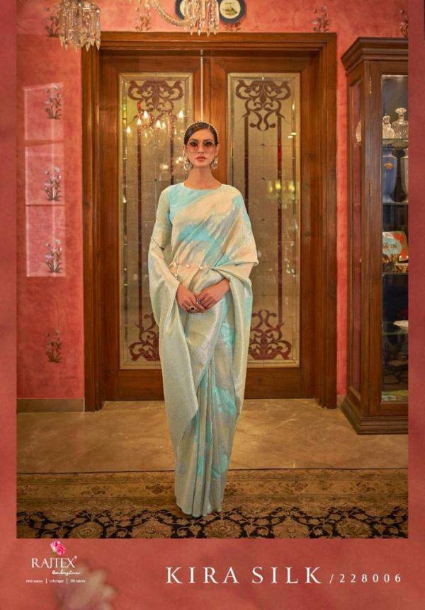 Rajtex Kira Silk Festive Wear Weaving Saree Collection